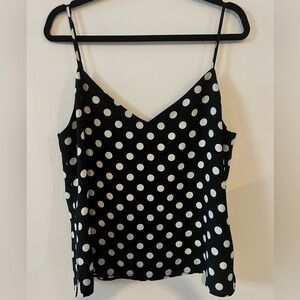 L’Agence Silk Tank top with adjustable straps.